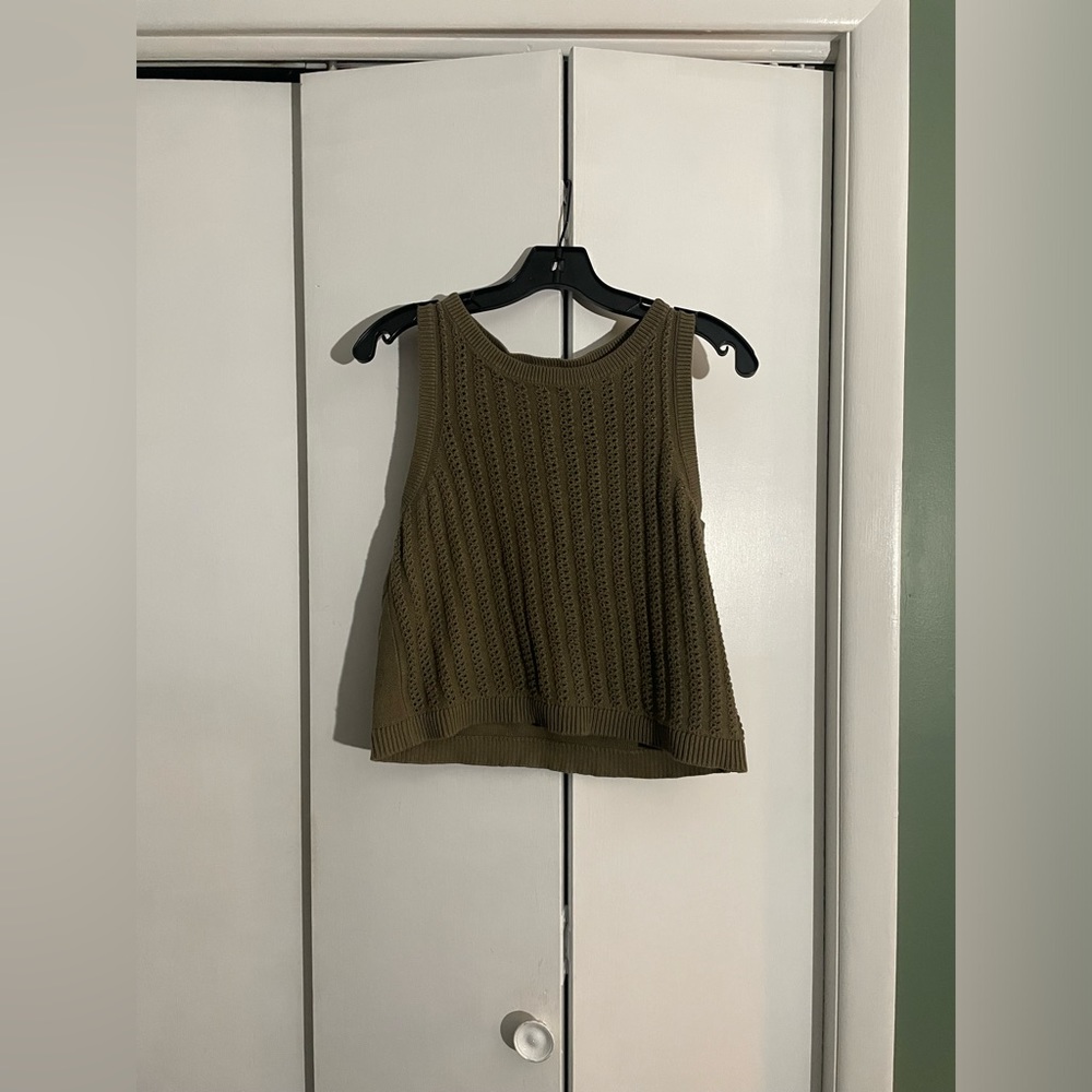 Banana Republic Green knit vest
